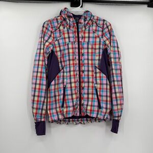Lululemon Downtime Jacket
2014 Seawheeze - Pass Me Plaid / Concord Grape 4